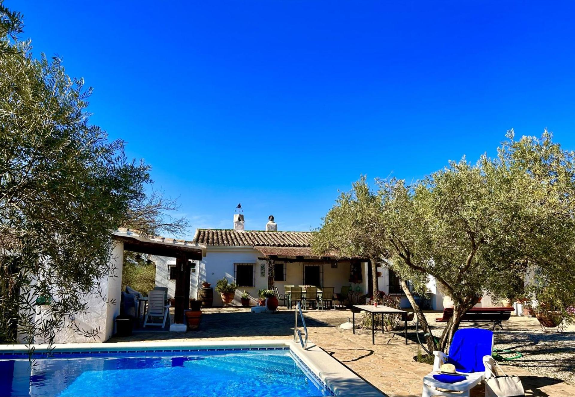 Refugio Andaluz Con Piscina Entre Olivos Villanueva de Tapia Dış mekan fotoğraf